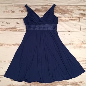 Gently pleated empire waist dress